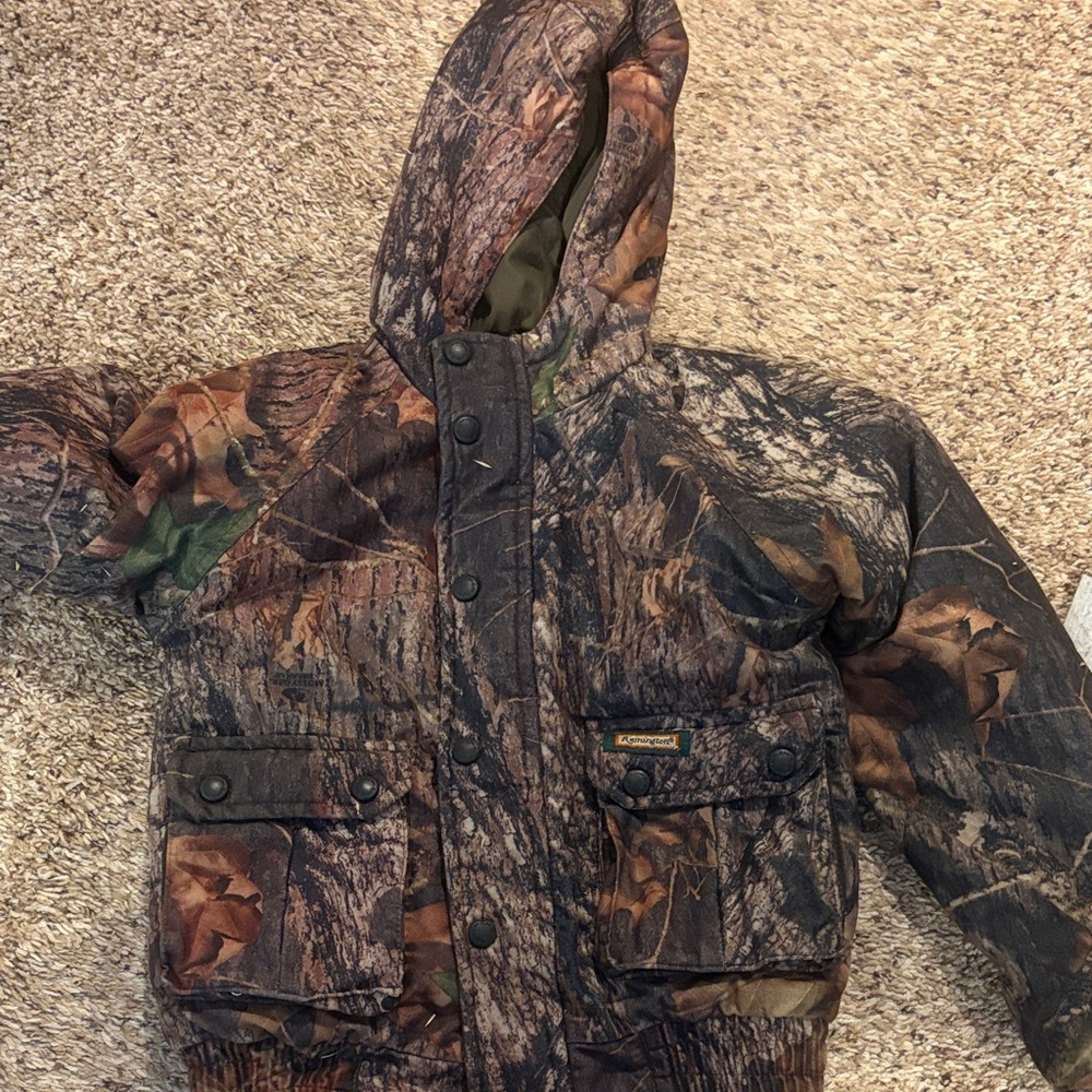 Remington Camouflage Jacket with Button Closure